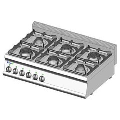 Плита газовая Tecnoinox PC105G7