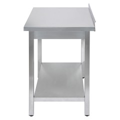 Стол производственный универсальный Luxstahl СПУ-9.5/7/8.5 со сплошной полкой (нерж. сталь)