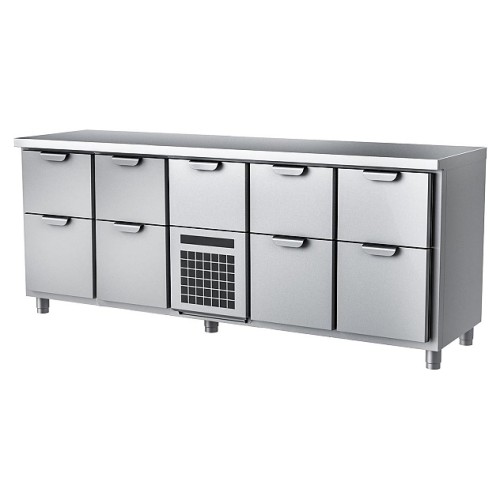 Стол холодильный HappyChef TC GH 2-2-CBR-2-2