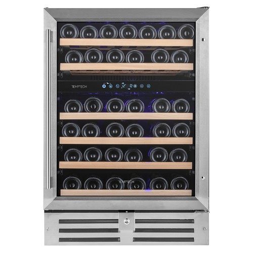 Винный шкаф Temptech Premium WPQ60DCS нерж. сталь