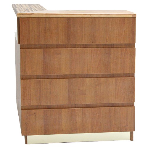 Модуль барной стойки Luxstahl ''Модерн'' угловой 1000х1000 мм