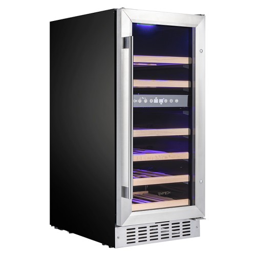 Винный шкаф Temptech Premium WPQ38DCS нерж. сталь