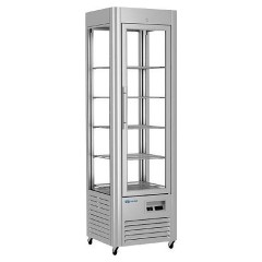 Витрина кондитерская KAYMAN КШВ-400М ЛЮКС нерж. сталь