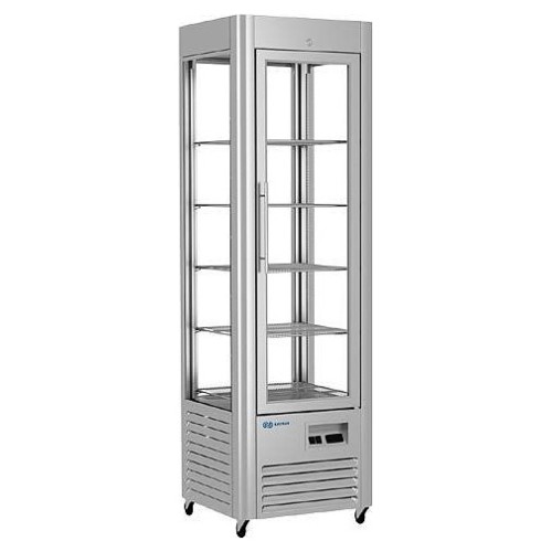 Витрина кондитерская KAYMAN КШВ-400М ЛЮКС серая матовая