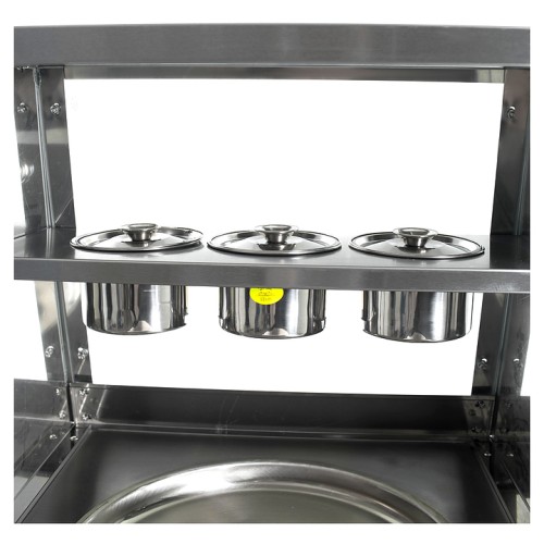 Фризер для жареного мороженого Foodatlas KCB-1Y (контейнеры, световой короб)