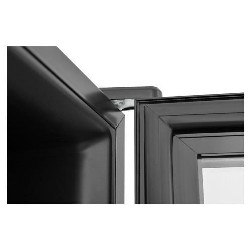 Винный шкаф Zugel ZCWF281DB черный