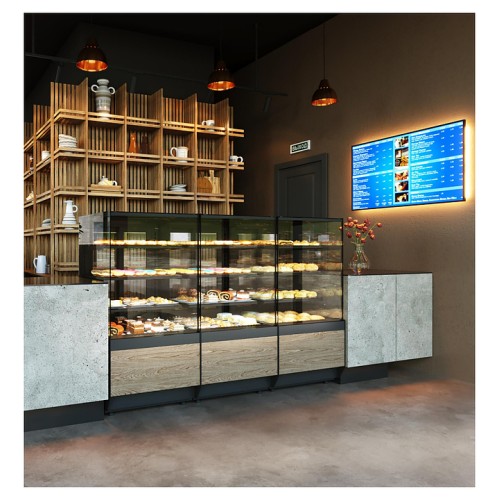 Витрина кондитерская Carboma KC70 VV 0,9-1 Standard версия 2.0 (Techno 9005)