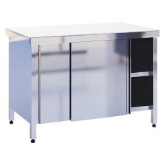 Стол производственный CRYSPI Chef СРЦ Ш К 10/6 4СП