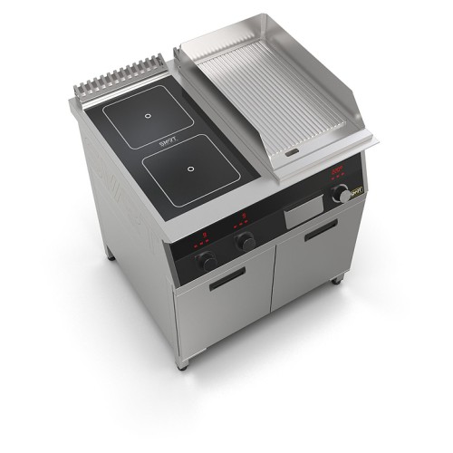 Плита индукционная комбинированная SMART INDUCTION K74-3KRB (с грилем)