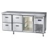 Стол холодильный Abat СХС-70-02 (1 дверь-стекло, 4 ящика, без борта)