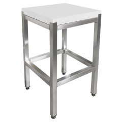 Стол-колода ПищТех 500х500х850 полипропилен