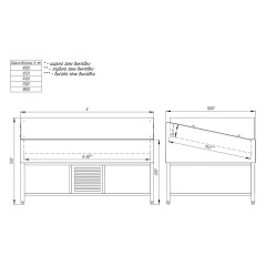 Витрина холодильная для рыбы Finist VFgt/1800