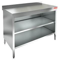 НСЗО-10/6Б стол закрытый с 3-х сторон с бортом (1000х600х850), HICOLD RUS