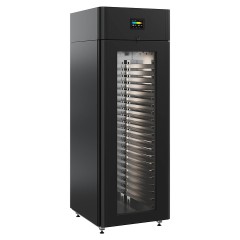 Шкаф отложенной расстойки POLAIR CS107 Bakery Br стеклянная дверь, черный, тип 1