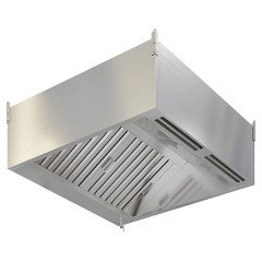 Зонт приточно-вытяжной Restoinox ЗПВПК-14/09 пристенный