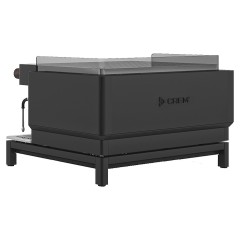 Кофемашина Crem EX3 2GR Display TA черная, высокие группы, грецкий орех