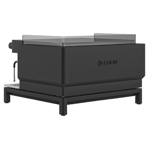 Кофемашина Crem EX3 2GR Display TA черная, высокие группы, грецкий орех