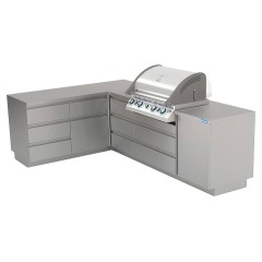 Модульная кухня для встраиваемого гриля КАМИК Гамма 2713*610*890