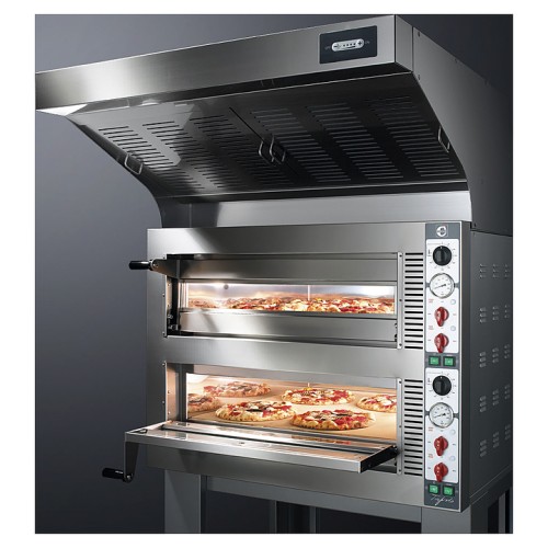 Печь для пиццы Cuppone Tiepolo TP435/2CM + зонт + подставка STP435/2