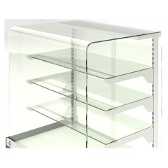 Витрина кондитерская CANARY 600 гнутое стекло
