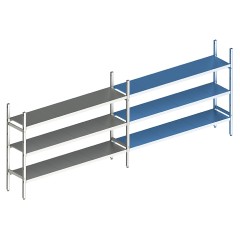 Стеллаж модульный базовый POLAIR LOAD.ME INOX 16AL.3IN30.16B