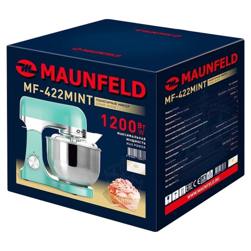 Миксер планетарный Maunfeld MF-422MINT