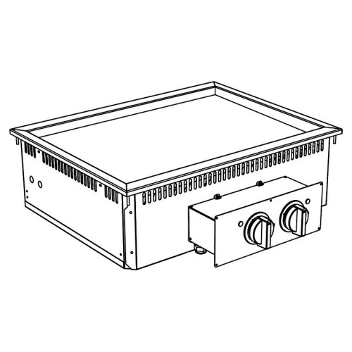 ПОВЕРХНОСТЬ ЖАРОЧНАЯ ЭЛЕКТРИЧЕСКАЯ ВСТРАИВАЕМАЯ 700 СЕРИИ APACH CHEF LINE SLDI7FTE8CLR