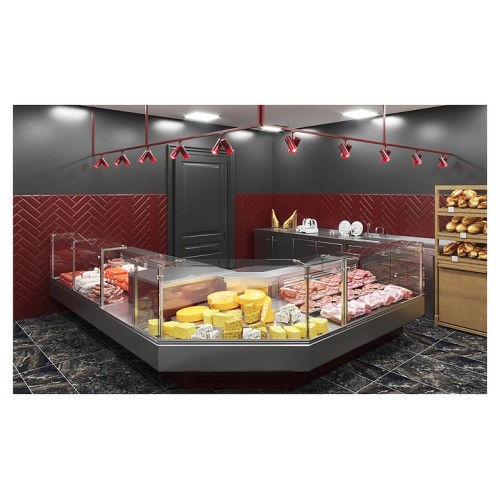 Витрина холодильная для рыбы Lida Cristal SU Fish (1200х1100х1250 мм)