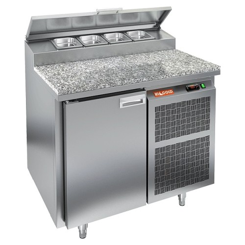 Стол для пиццы HICOLD PZ2-1/GN (1/6H) камень