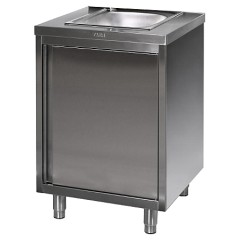 Мойка-тумба ТММ ТМ-1/600/600 (накладная раковина)