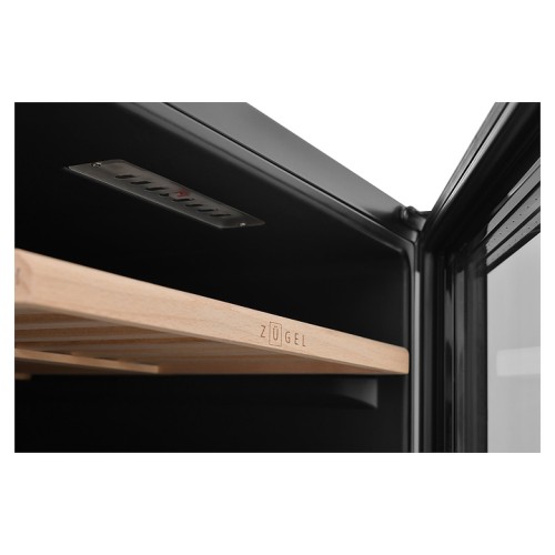 Винный шкаф Zugel ZCWF521DB черный