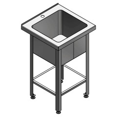 Ванна моечная Oceanus 7-002.1 530x530x870 мм (нерж. сталь)
