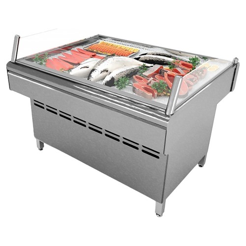 Витрина холодильная Lida Fish V1 (1200х1200х950 мм) угловая внутренняя