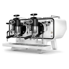 Кофемашина Sanremo OPERA 2GR высокие гр., стальная-белая, внешняя помпа