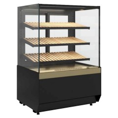 Витрина хлебная Carboma KC70 N 0,6-1 Light Bread версия 2.0 (Bronze 9005/0109)