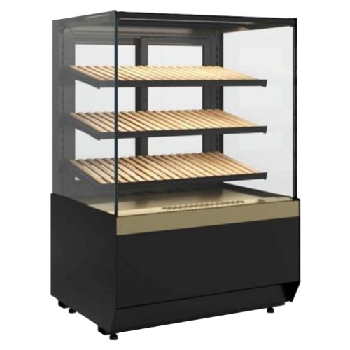 Витрина хлебная Carboma KC70 N 0,6-1 Light Bread версия 2.0 (Bronze 9005/0109)