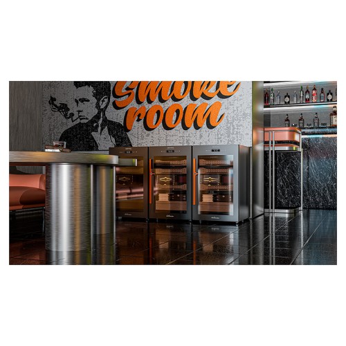 Шкаф для сигар MEYVEL MC-120BK (PRO)