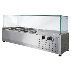 Витрина холодильная Finist ToppingBox НХВсп-2,5 с прямоугольным стеклом