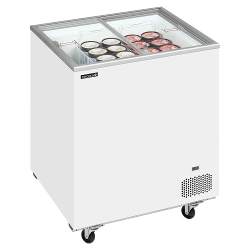 ЛАРЬ МОР.СО СТЕКЛ.КРЫШ.TEFCOLD IC200SC