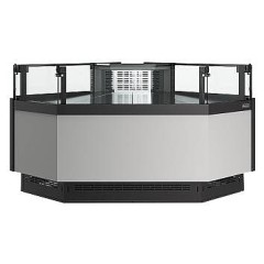 Витрина холодильная Carboma Bavaria 4 GC110 VM 5-2 версия 2.0 (внешний угол) 9006-9005 (без боковин)