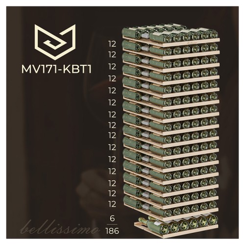Винный шкаф MEYVEL MV171-KBT1
