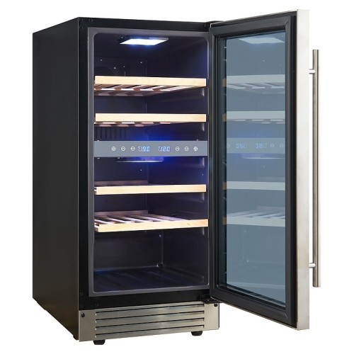 Винный шкаф Cellar Private CP027-2T серебристая дверь