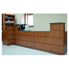 Модуль стойки Luxstahl ''Модерн'' прямой 500 мм