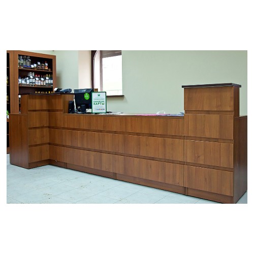 Модуль стойки Luxstahl ''Модерн'' прямой 500 мм