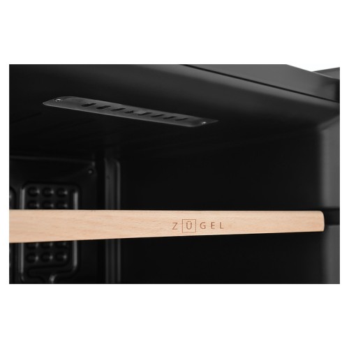 Винный шкаф Zugel ZCWF281DB черный