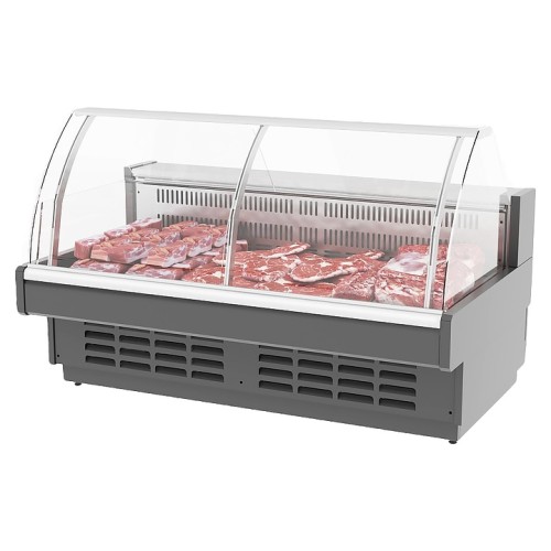 Витрина холодильная Lida Midi-1 S (1800х1220х1250 мм), встроенный агрегат