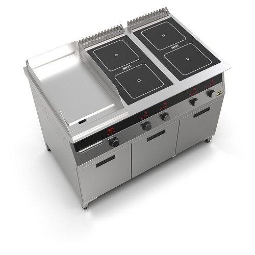 Плита индукционная комбинированная SMART INDUCTION K96-5PKN (с грилем)