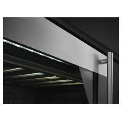 Винный шкаф SMEG CVI338LX3 (петли слева) нерж. сталь / черное стекло