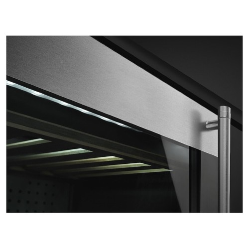 Винный шкаф SMEG CVI338LX3 (петли слева) нерж. сталь / черное стекло