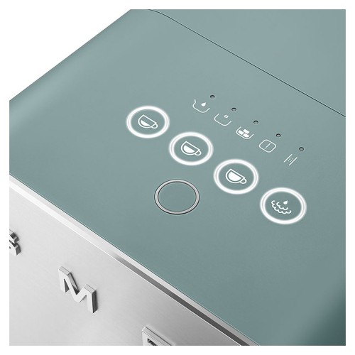 Эспрессо кофемашина автоматическая SMEG BCC02EGMEU изумрудно-зеленая